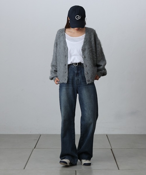 「COLONY 2139」 ニットカーディガン FREE ブルー レディース_画像9