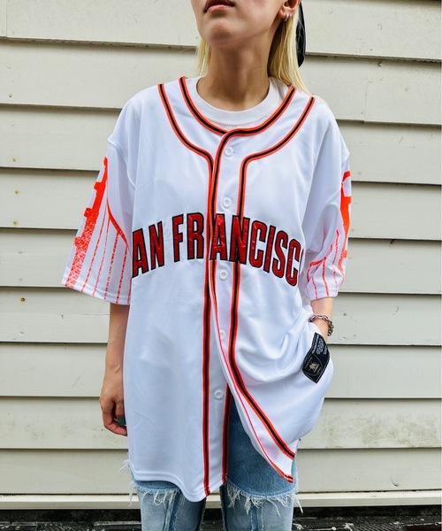 ブラウス シャツ RENEGADE / Baseball Shirts Los Angeles/San Francisco / R-3015L レディ
