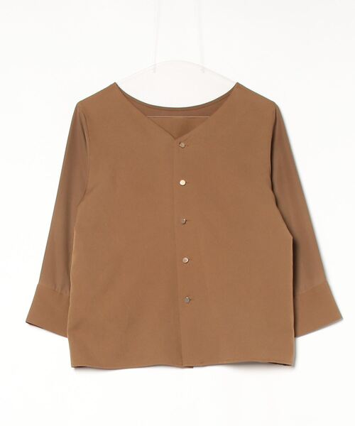 「ROPE' PICNIC」 長袖ブラウス 38 グリーン レディース