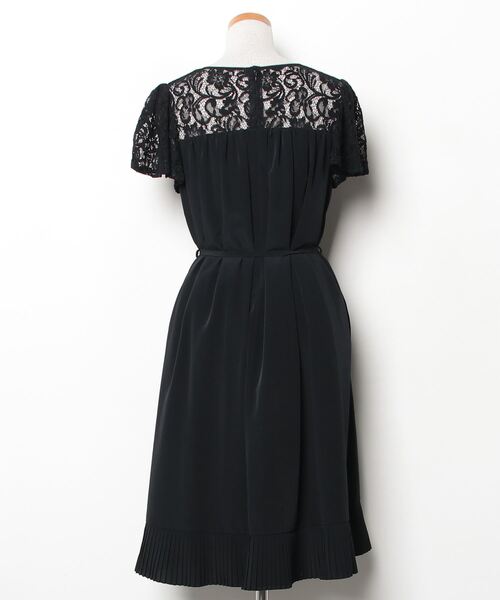 「FLICKA」 半袖ワンピース 1 ブラック レディース_画像2