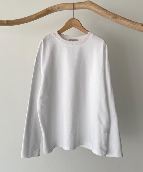 「CANAL JEAN」 「rcw」長袖カットソー 38 ホワイト レディース