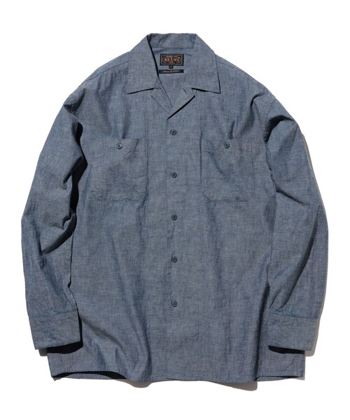 シャツ MIL Open Collar Chambray メンズ