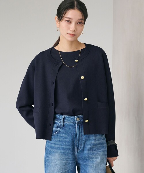 green label relaxing（グリーンレーベルリラクシング） カーディガン