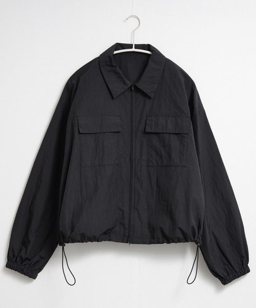 for/c（フォーシー） ジップアップブルゾン M ブラック レディース