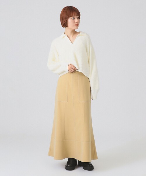 Ray BEAMS（レイ ビームス） スカート ステッチ マーメイド スカート