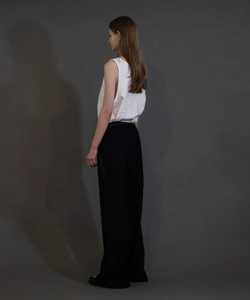 my beautiful landlet スラックス 「my landlet」 STRIPE WOOL