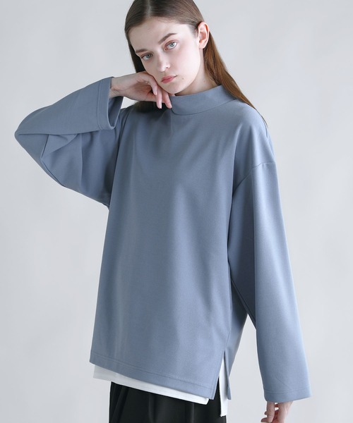 EFFLORESCENCE モックネック美品 SOCCE tシャツ ドライアムンゼンモックネックカットソー メンズ