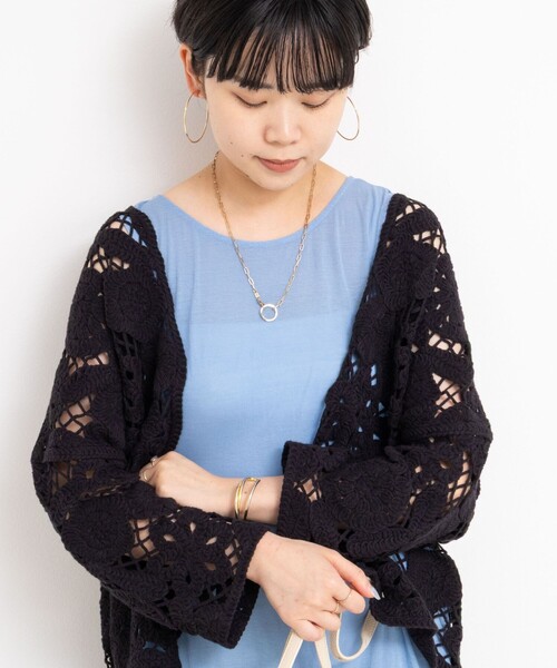 Rie Miller ワンピース 顔料染マキシ丈ワンピース : ZOZOTOWN