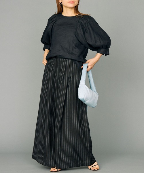 「BABYLONE」 半袖ブラウス フリー オフホワイト レディース_画像5