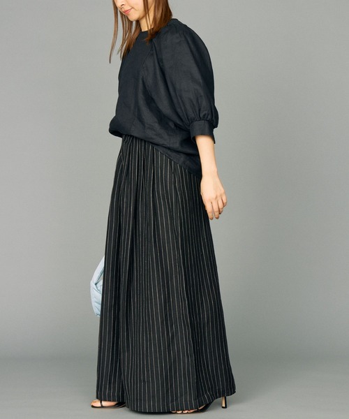 「BABYLONE」 半袖ブラウス フリー オフホワイト レディース_画像6