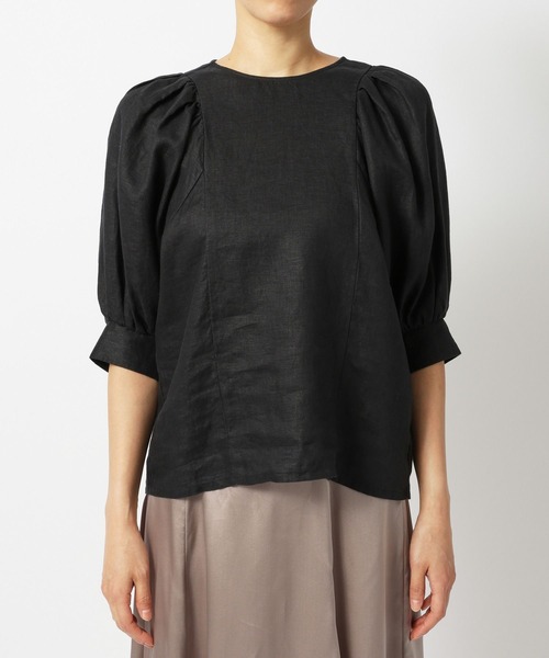 「BABYLONE」 半袖ブラウス フリー オフホワイト レディース_画像8