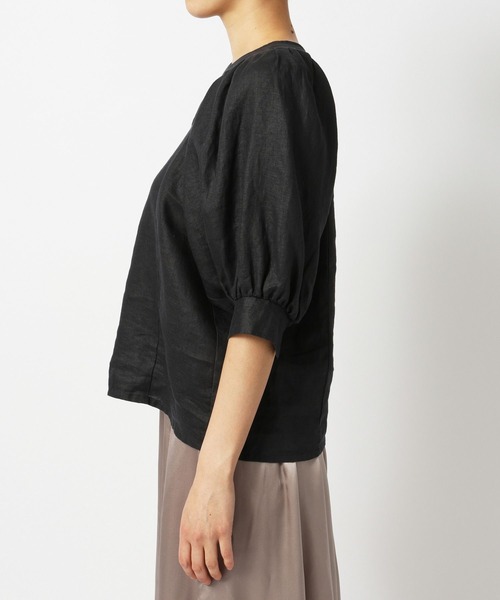 「BABYLONE」 半袖ブラウス フリー オフホワイト レディース_画像9