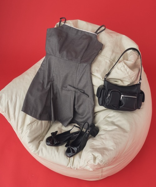 「JUST A NOON」 ヒールサンダル MEDIUM レッド レディース_画像2