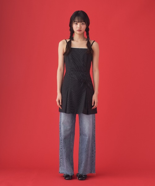 「JUST A NOON」 ヒールサンダル MEDIUM レッド レディース_画像3