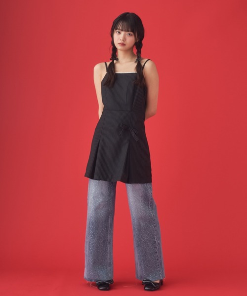 「JUST A NOON」 ヒールサンダル MEDIUM レッド レディース_画像6