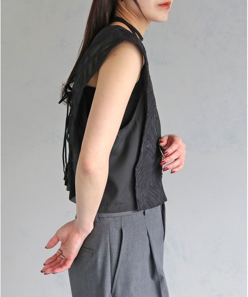 「cheriella」 ベスト M アイボリー レディース_画像8