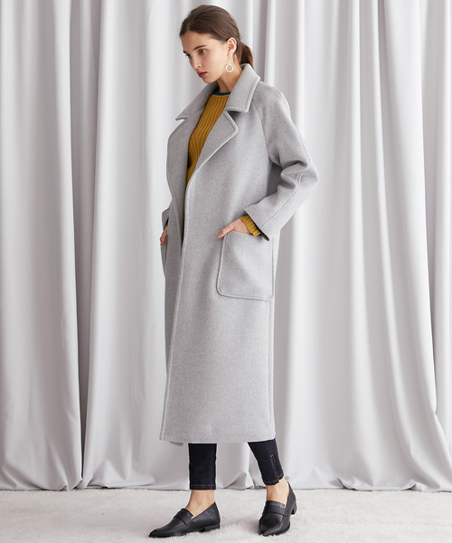 STUDIOUS（ステュディオス） チェスターコート 2 グレー レディース