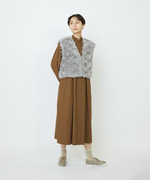 ベスト ジレ 「少量生産」シュタイフ・ファーベスト レディースの画像
