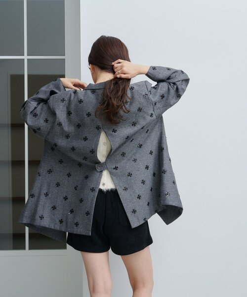 Kastane（カスタネ） ジャケット テーラードジャケット ビジュー