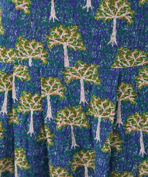 「Jocomomola」 半袖ワンピース 40 グリーン レディース_画像10