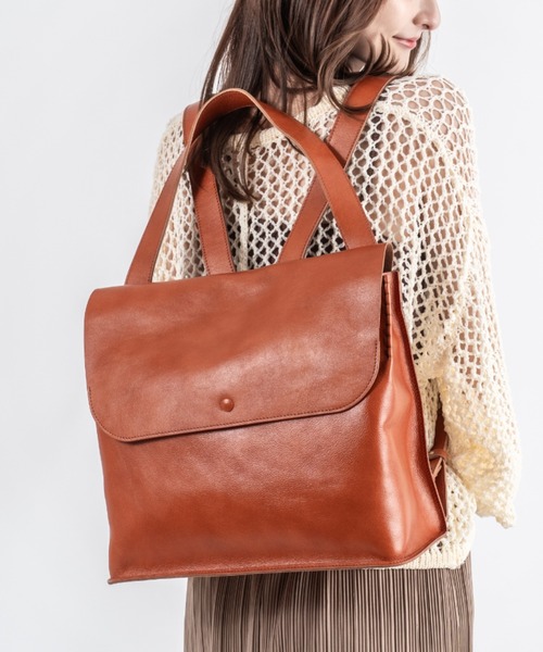 ユフ日本製牛革オールレザー☆リュック☆トートバッグ☆2wayタマミワタナベZAO ユフ日本製牛革オールレザー☆リュック☆トートバッグ☆2wayタマミ