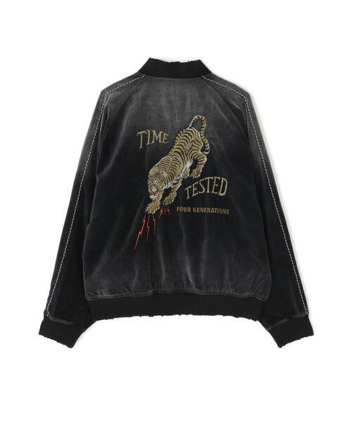 【値段交渉◯】Schott スーベニアジャケット ベトジャン L Schott N.Y.C スカジャン Schott/ショット/EMB. TIGER GRUNGE