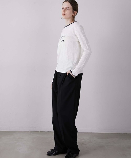 la peau de gem（ラポドゥジェム） tシャツ 「LA PEAU DE GEM」sheer