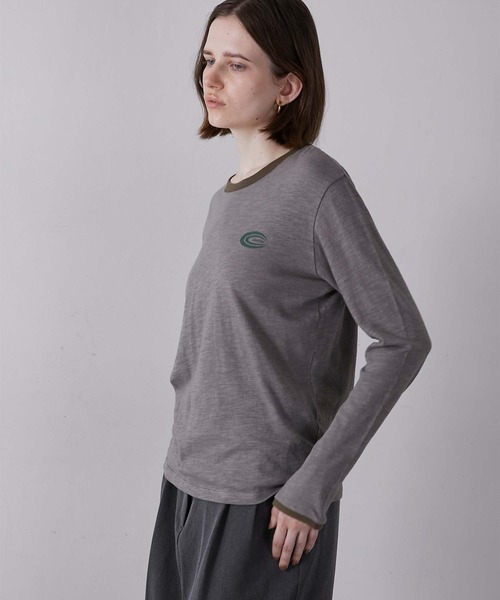 la peau de gem（ラポドゥジェム） tシャツ 「LA PEAU DE GEM」sheer