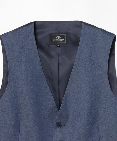 BEAMS デニム セットアップ スリーピース ジレ ベスト M相当 BEAMS デニム セットアップ スリーピース ジレ ベスト M相当 【公式通販】