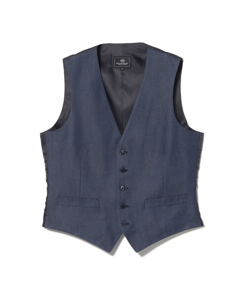 BEAMS HEART 　ストレッチデニムベスト BEAMS HEART（ビームス ハート） ベスト ジレ ストレッチデニム