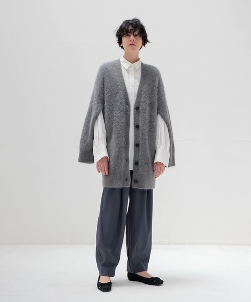 DRESSLAVE（ドレスレイブ） カーディガン fox cashmere slit sleeve
