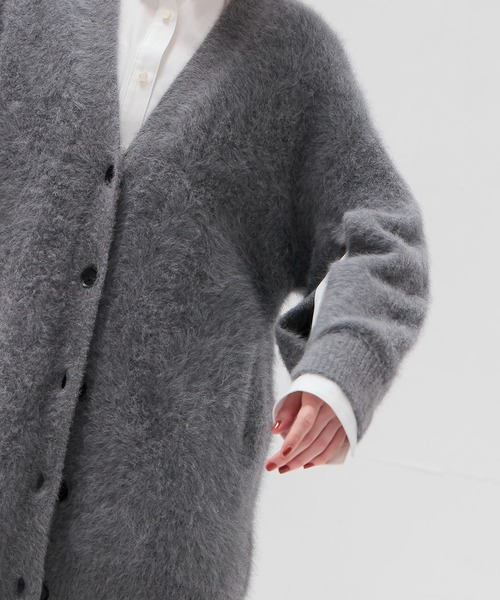 DRESSLAVE（ドレスレイブ） カーディガン fox cashmere slit sleeve