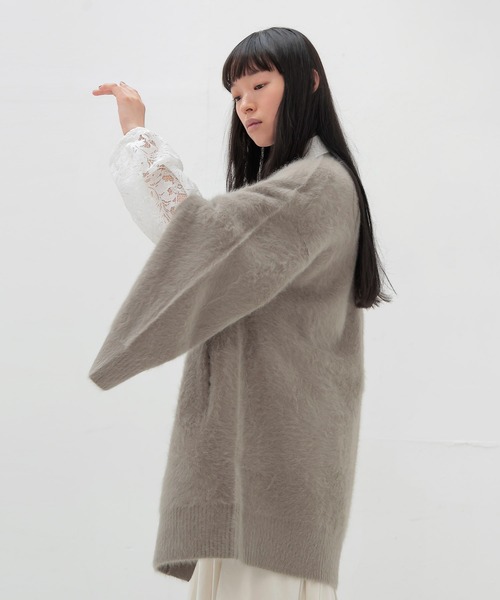 DRESSLAVE（ドレスレイブ） カーディガン fox cashmere slit sleeve