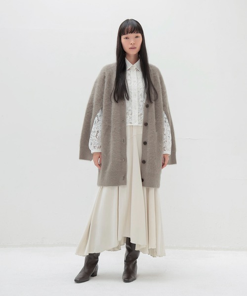 DRESSLAVE（ドレスレイブ） カーディガン fox cashmere slit sleeve