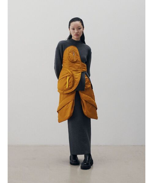 UN3D.（アンスリード） ニット セーター BODY BAG DOCKING TOP