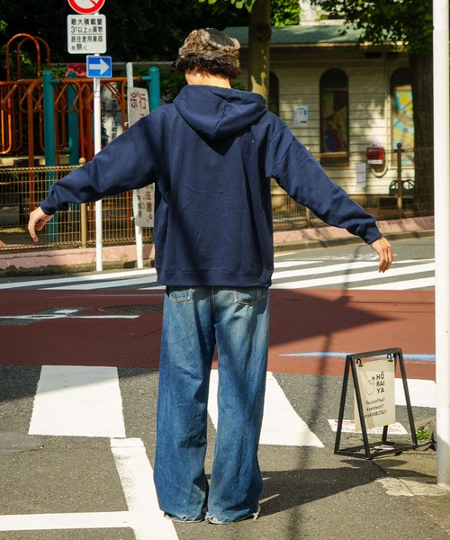 ＊ヒルフィガーデニム＊ディッキーズ＊フルジップパーカー＊レディースLサイズ＊ ディッキーズ Dickies 裏毛フルジップパーカー （ブラウン