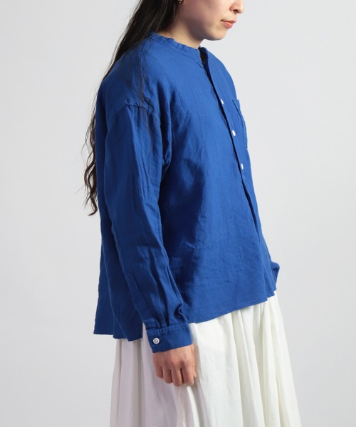 「D.M.G.」 長袖ブラウス 2 ブラック レディース_画像2