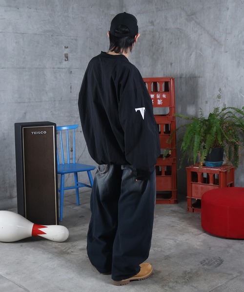 ジーンズ AW グランジ ペイント フェード加工 デニムパンツ メンズ