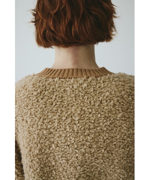 HeRIN.CYE カーディガン Loop yarn knit cardigan ループヤーンニット