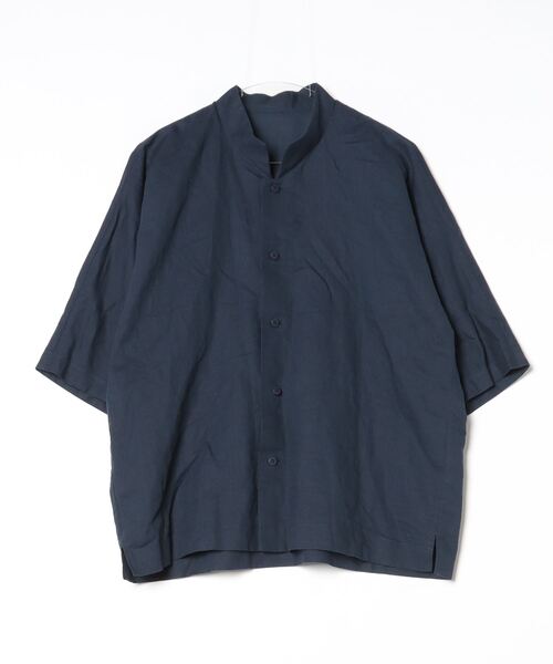HOMME PLISSE ISSEY MIYAKE 「HOMME MIYAKE」 半袖シャツ 2 ネイビー