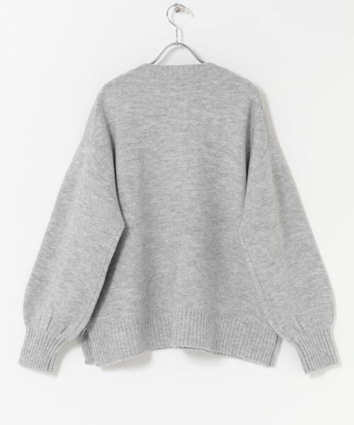 ITEMS URBAN RESEARCH グレー 長袖ニット セーター 40 ITEMS URBAN RESEARCH｜アイテムズ アーバンリサーチのニット/セーター