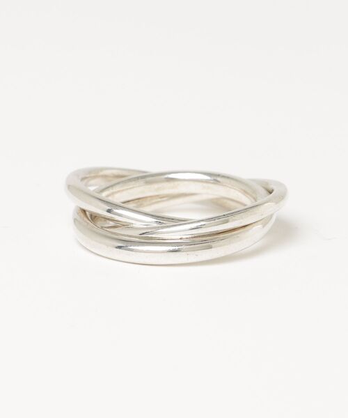 COCOSHNIK ココシュニック　3連リング 14号 COCOSHNIK（ココシュニック） リング 14号 シルバー レディース