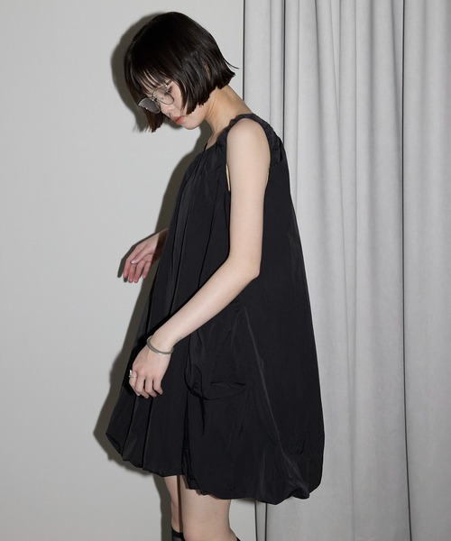 「leimn」 ノースリーブワンピース FREE ホワイト レディース_画像4