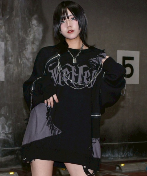 REFLEM（レフレム） ニット セーター 「REFLEM/レフレム」チェーン付き