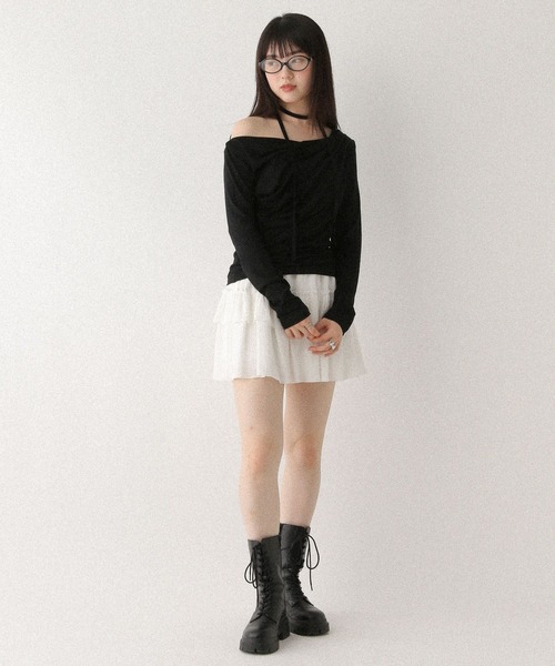 「Heather」 長袖カットソー FREE ピンク レディース_画像8