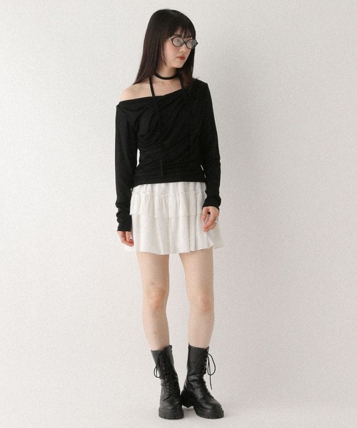 「Heather」 長袖カットソー FREE ピンク レディース_画像9