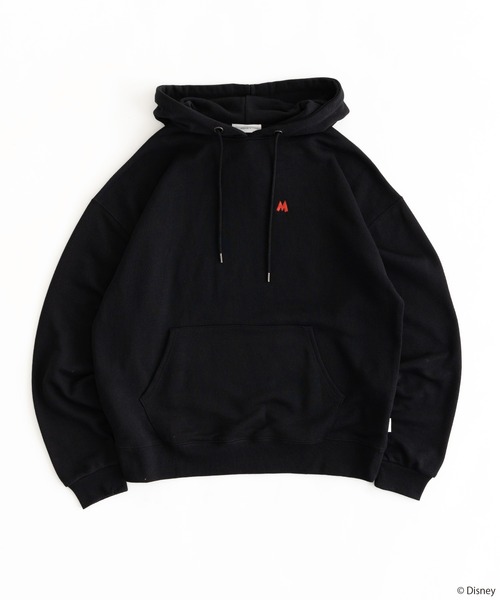 「MUHET」 プルオーバーパーカー「Disneyコラボ」 SMALL 杢グレー レディース_画像2