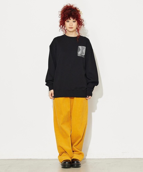 X-girl（エックスガール） スウェットカットソー M ブラック