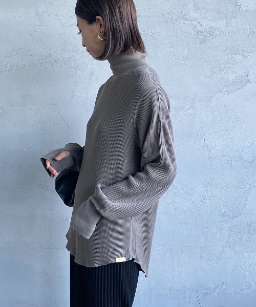 AMERICANA（アメリカーナ） 長袖カットソー ONE SIZE ダークブラウン