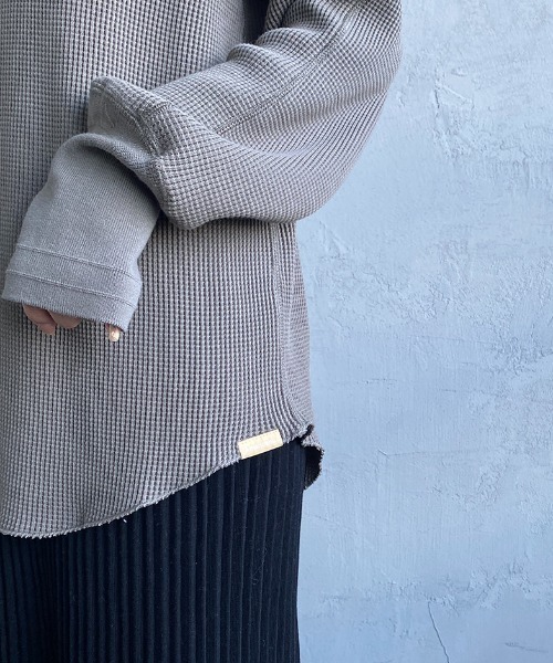 「AMERICANA」 長袖カットソー ONE SIZE ダークブラウン レディース_画像4